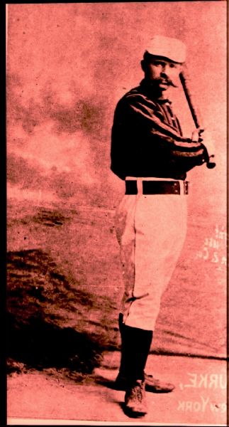 1892-95 Eddie Burke New York Giants "The Sporting News" Original 2.5" x 3.75" Black And White Negative (The Sporting News Collection/MEARS Auction LOA) 