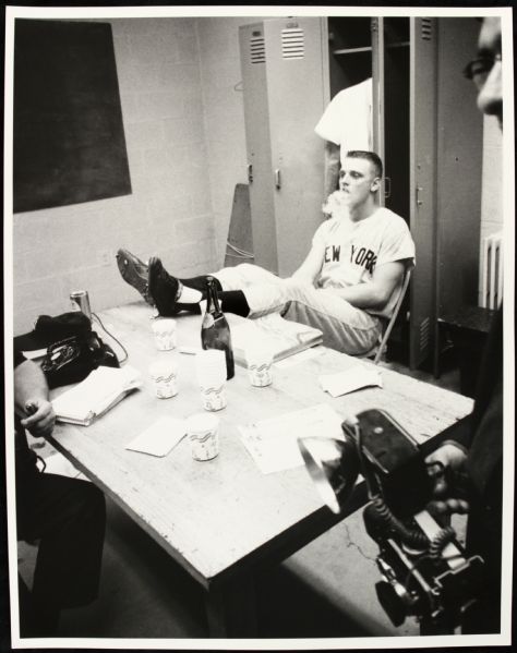 1960s Depiction of Roger Maris New York Yankees 11" x 14" Arthur Rickerby Studio Print