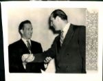 1947-51 Hank Greenberg Cleveland Indians The Sporting News Collection Archives Original Photos (Sporting News Collection Hologram/MEARS Photo LOA) - Lot of 9