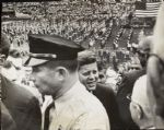 1961 President JFK Army vs. Navy "TSN Collection Archives" Original First Generation Choice Jumbo Oversized Photos (TSN Collection Hologram/MEARS Photo LOA) 1:1, Unique - Lot of 2