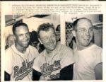 1966 Brooks Robinson Frank Robinson Baltimore Orioles "The Chicago Sun-Times Archives" Original Photo (Chicago Sun-Times Hologram/MEARS Photo LOA)