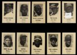 1971 Washington Senators Traffic Safety Set of 10 w/ Frank Howard & Denny McLain