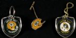 Vintage Green Bay Packers Keychains and Pins - Lot of 3