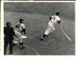 1954 Dusty Rhodes World Series 10th Inning Home Run "SPORT Magazine Collection Archives" Original Photo (MEARS Photo LOA)