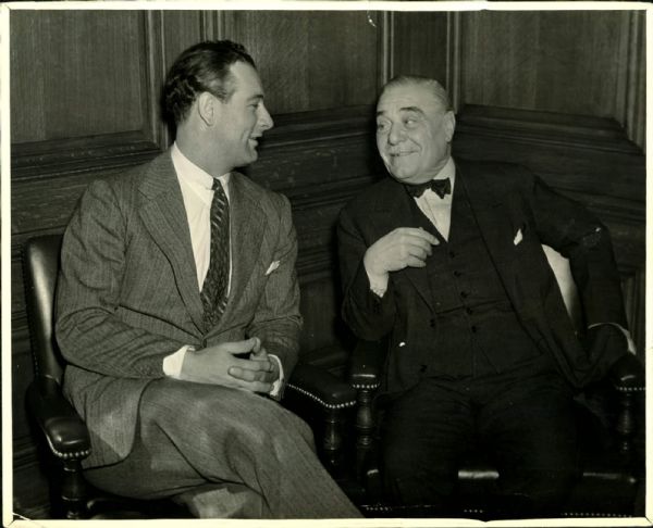 1932-37 Lou Gehrig Jacob Ruppert New York Yankees "The Sporting News Collection Archives" Original Photo (Sporting News Collection Hologram/MEARS Photo LOA)