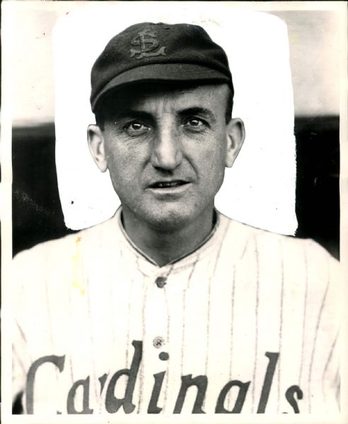 1917-18 circa Bobby Wallace St. Louis Cardinals Charles Conlon "TSN Collection Archives" Original 8" x 10" Generation 1 Photo (Sporting News Collection Hologram/MEARS Photo LOA)