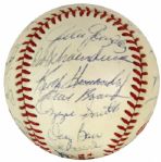 1982 St. Louis Cardinals Team Signed World Series Baseball w/ 27 Sigs. Incl. Darrell Porter Ozzie Smith - JSA 