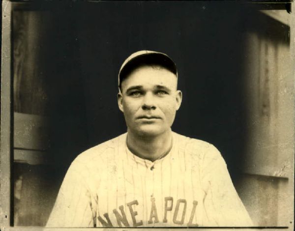 1923-28 Carl East Minneapolis Millers American Association "The Sporting News Collection Archives" Original Photo (Sporting News Collection Hologram/MEARS Photo LOA)