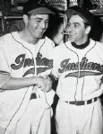 1948 Lou Boudreau Gene Bearden Cleveland Indians "The Sporting News" Original 3" x 4" Black And White Negative (The Sporting News Collection/MEARS Auction LOA) 