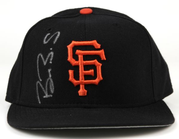 1990s Barry Bonds San Francisco Giants Signed Authentic Cap - JSA