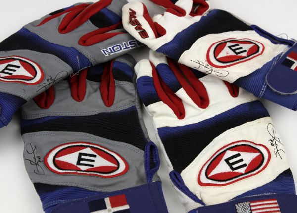 Sammy Sosa Game Worn Batting Gloves - Two Pair