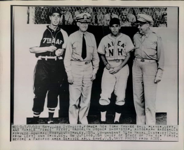 1940-57 Pee Wee Reese Brooklyn Dodgers "The Chicago Sun-Times Collection Archives" Original Photos (Chicago Sun-Times Hologram/MEARS Photo LOA) - Lot of 6