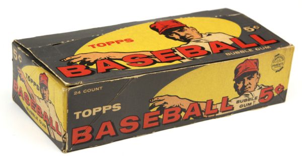 1959 Topps Unopened Baseball Card Empty Box (VG/EX) 