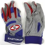 2007 Sammy Sosa Texas Rangers Professional Model Easton Game Worn Batting Gloves - Lot of 2  - MEARS LOA