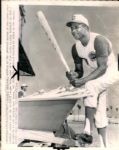 1962 Frank Robinson Cincinnati Reds "The Sporting News Collection Archives" Original 7" x 9" Photo (Sporting News Collection Hologram/MEARS Photo LOA)