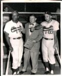 1956 Bob Thurman Earl Hersh Santurce Cangrejeros "The Sporting News Collection Archives" Original Photo (Sporting News Collection Hologram/MEARS Photo LOA)