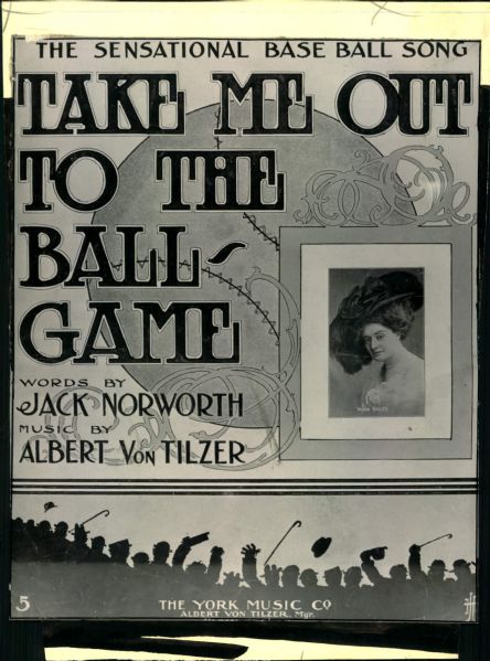 1890s to 1920s circa Baseball Ballads "The Sporting News Collection Archives" Original Photo (Sporting News Collection Hologram/MEARS Photo LOA) - Lot of 9
