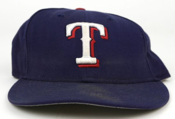 2004 Alfonso Soriano Texas Rangers Game Worn Cap - MEARS LOA 