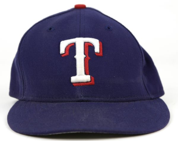 2004 Alfonso Soriano Texas Rangers Game Worn Cap - MEARS LOA