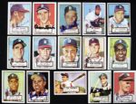 1953-65 Milwaukee Braves Signed Card Collection - 131 w/ 10 Warren Spahn 6 Eddie Mathews - JSA