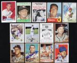 1953-65 Milwaukee Braves Signed Card Collection - 131 w/ 10 Warren Spahn 6 Eddie Mathews - JSA
