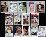 1953-65 Milwaukee Braves Signed Card Collection - 131 w/ 10 Warren Spahn 6 Eddie Mathews - JSA