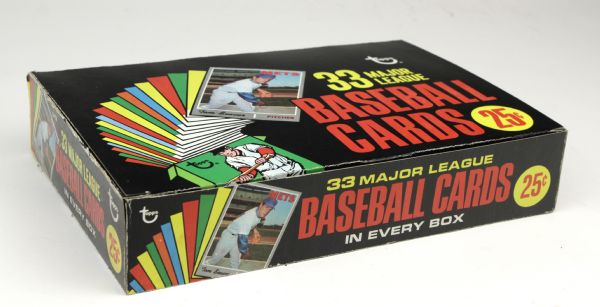 1970 Topps Baseball Card Empty Box - Beautiful color, High Gloss (EX+)