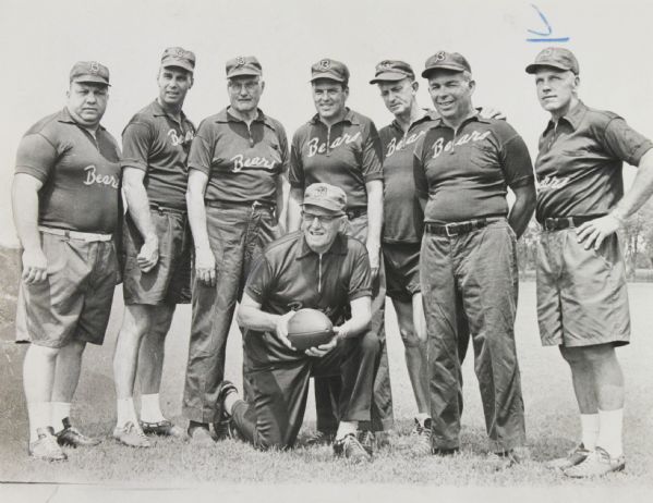 1960s Lot of (2) Chicago Bears Wire Photos featuring George Halas