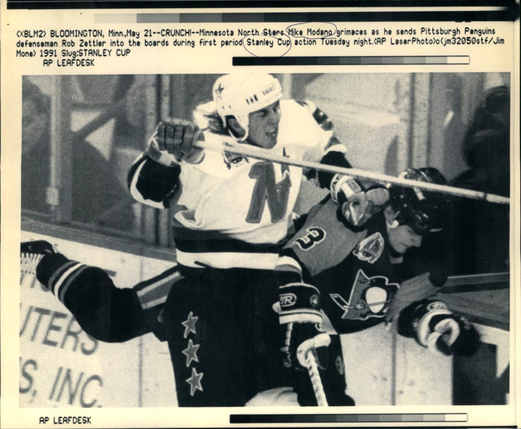 1991 Stanley Cup Championship Minnesota North Stars NHL Hat - Vintage  Snapback Warehouse