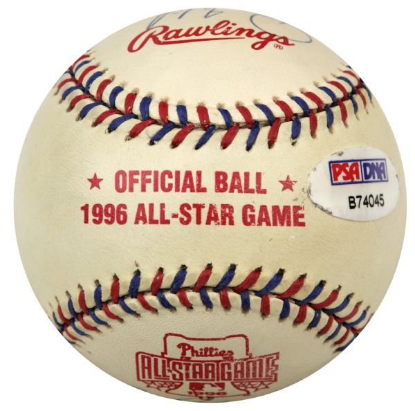 1996 Alex Rodriguez Ken Griffey Jr. & Others Signed All Star Ball - PSA/DNA Sticker