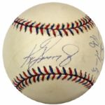 1996 Alex Rodriguez Ken Griffey Jr. & Others Signed All Star Ball - PSA/DNA Sticker