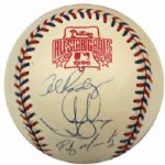 1996 Alex Rodriguez Ken Griffey Jr. & Others Signed All Star Ball - PSA/DNA Sticker