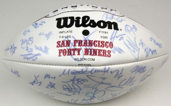 2006 San Francisco 49ers Team Signed Football w/ 52 Sigs. - JSA 