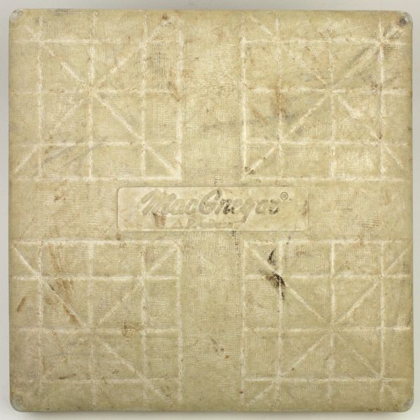 1990s Texas Rangers Game Used First Base - MEARS LOA 