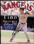 1997 Tino Martinez New York Yankees Signed Magazine - JSA 