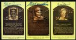 Collection of Signed Hall of Fame Postcards - Lot of 10 With Eddie Mathews MacPhail Happy Chandler - JSA 