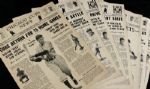 1938-39 Chicago Cubs News Publication - Lot of 7 