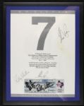 1991 Nolan Ryan Signed Full Ticket to 7th No-Hitter & Certificate To Game Also Signed by Bobby Valentine Twice Signed - JSA 