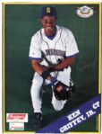 1991 Randy Johnson & Ken Griffey Jr. Seattle Mariners Signed 15" x 20"  Poster - JSA 