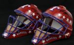 1990s Ivan Rodriguez Texas Rangers Signed Mini-Catchers Mask -  Lot of  2 - JSA 