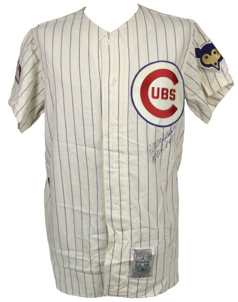 1990s Billy Williams Chicago Cubs Signed Mitchell & Ness Jersey - JSA 