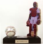 2000-10 Ivan Rodriguez Texas Rangers Single Signed OML (Selig) Baseball & Signed  Display - JSA 