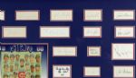 1969 Chicago Cubs Team Signed Display With 47 Signatures - JSA 