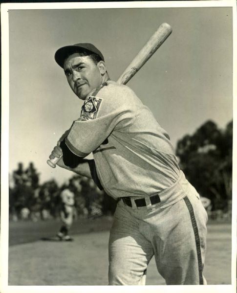 1939 Dom Dallessandro San Diego Padres (PCL) "The Sporting News Collection Archives" Original 8" x 10" Photo (Sporting News Collection Hologram/MEARS Photo LOA)