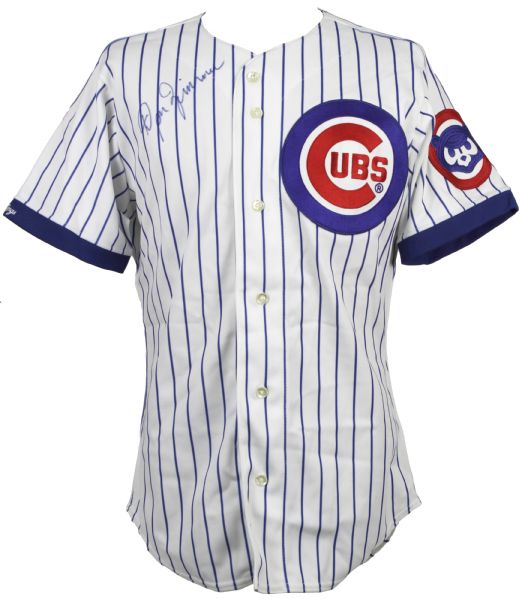1991 Don Zimmer Chicago Cubs Game Worn Signed Jersey - (MEARS A10 & JSA)
