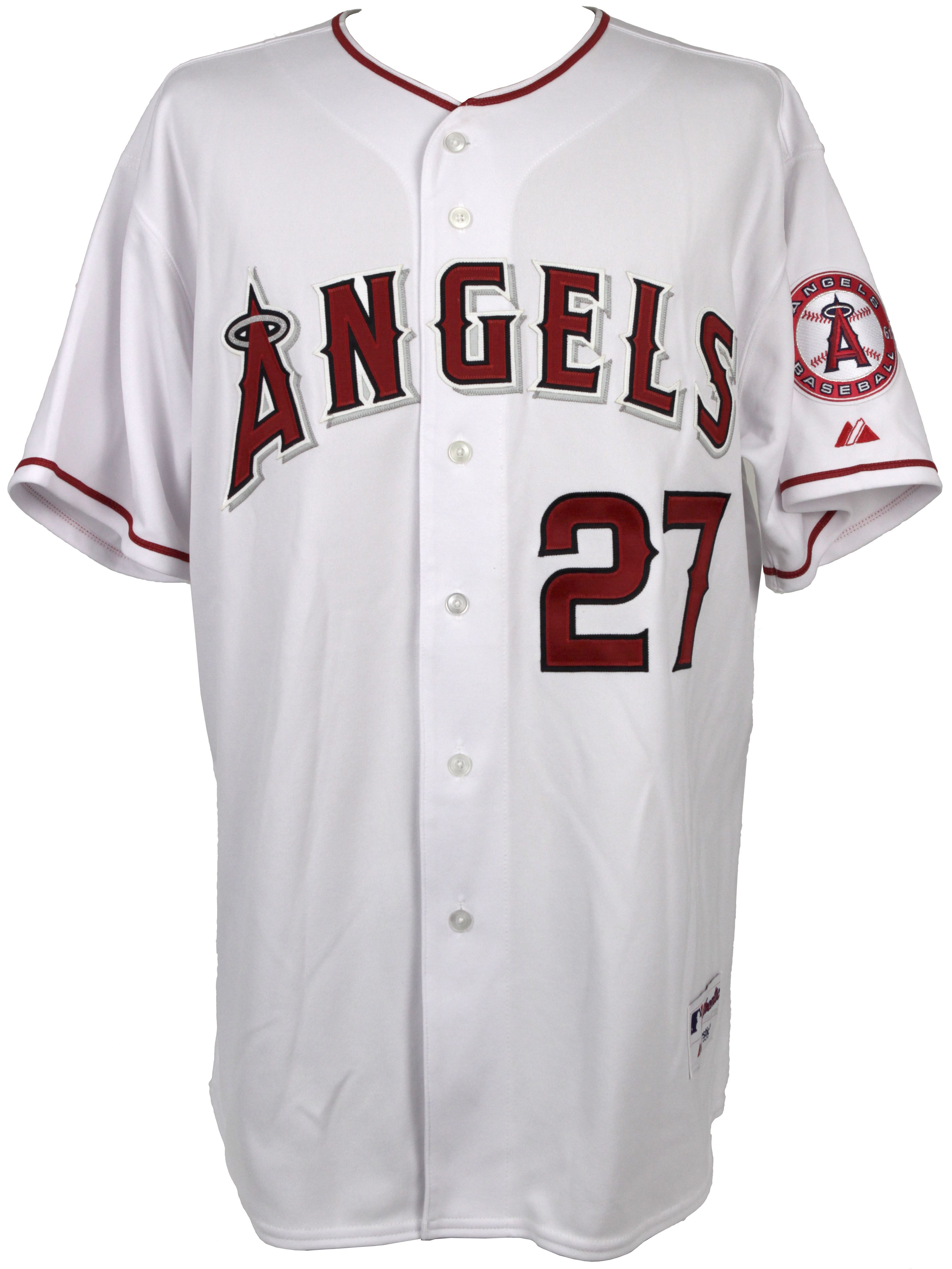 angels authentic jersey