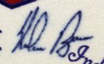 1999 Nolan Ryan Texas Rangers Signed Oversized 40 Pennant - Lot of 2 - JSA