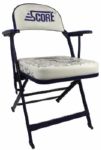 1990s Texas Rangers Locker Room Chair Signed by Nearly 100 MLB Players Inc. Reggie Jackson Cal Ripken Jr. Mark McGwire Oates Marzano  