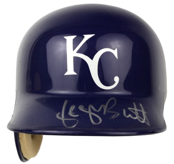1980s George Brett Kansas City Royals Signed Authentic Rawlings Helmet - JSA