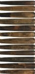 1917-31 H&B Louisville Slugger Professional Model Side Written Game Used Bats (Lot of 12)
